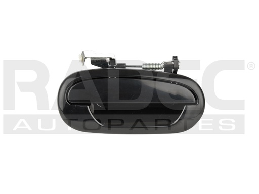 [012-1213-16] MANIJA EXTERIOR FD F-150/F-250 97-08/LOBO 97-03/EXPEDITION 97-02  SIN HOYO PARA LLAVE LISA PARA PINTAR NEGRA PLASTICO HUSHAN Derecho Delantera  