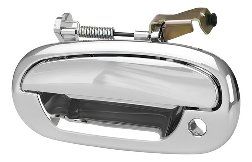 [012-1215-03] MANIJA EXTERIOR FD F-150/F-250 97-08/LOBO 97-03/EXPEDITION 97-02  LC NAVIGATOR 98-02  CON HOYO PARA LLAVE CROMADA PLASTICO HUSHAN Izquierdo Delantera  