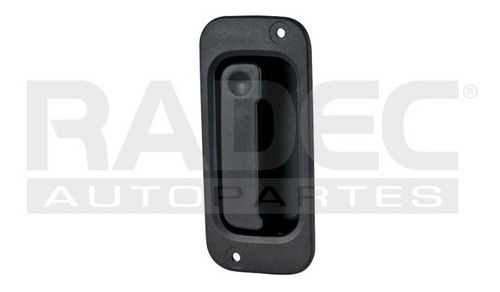 [012-1215-24] MANIJA INTERIOR FD F-150 REGULAR CAB/LOBO REGULAR CAB 04-08  NEGRO PLASTICO HUSHAN Derecho Trasera  