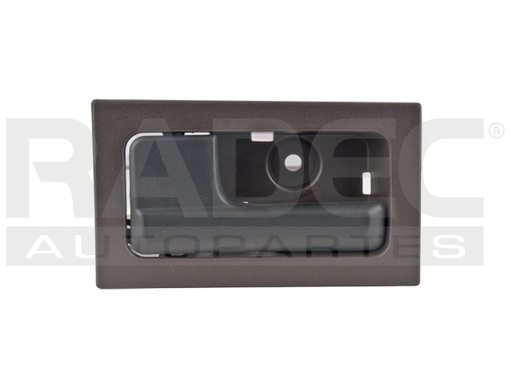 [012-1215-35] MANIJA INTERIOR FD F-150/LOBO 09-14  SEGURO MANUAL NEGRO/GRIS PLASTICO HUSHAN Izquierdo Delantera/Trasera  