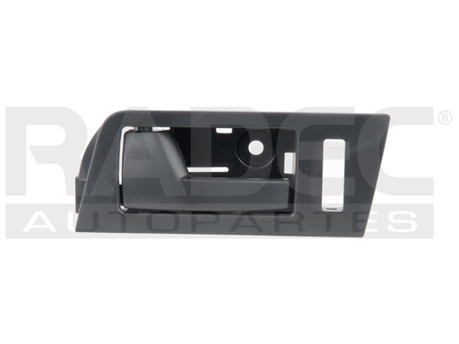 [012-1219-13] MANIJA INTERIOR FD ESCAPE 08-12/FOCUS USA TYPE  MZ TRIBUTE 08-11  CON HOYO PARA SEGURO NEGRA PLASTICO HUSHAN Izquierdo Delantera  