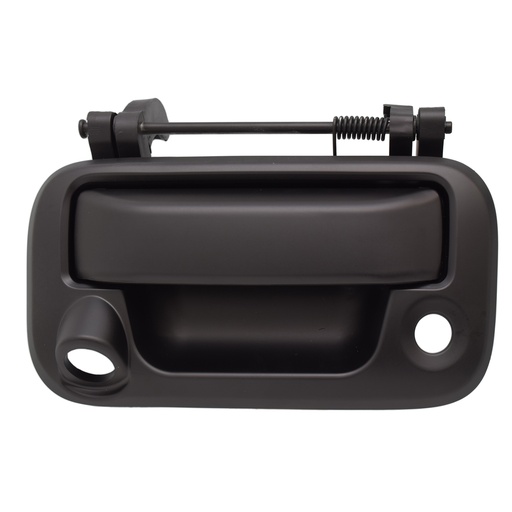 [012-1226-18] MANIJA DE TAPA FD F-150/F-250 09-14/LOBO 04-14/SUPER DUTY 08-16  LC MARK LT 06-13  FD EXPLORER SPORT TRAC 06-10  CON HOYOS PARA LLAVE Y CAMARA LISA NEGRA PLASTICO HUSHAN    