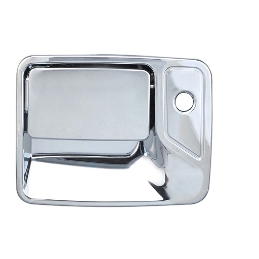 [012-1232-17] MANIJA EXTERIOR FD SUPER DUTY F-250/F-350/F-450/F-550 99-16/EXCURSION 00-07  CON HOYO PARA LLAVE CROMADA PLASTICO HUSHAN Izquierdo Delantera  