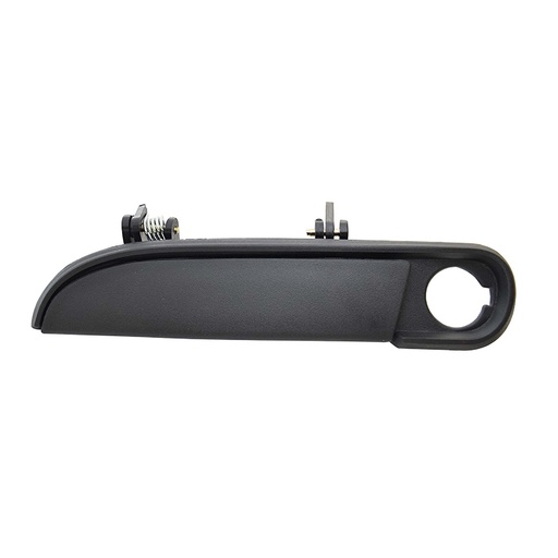 [012-1235-03] MANIJA EXTERIOR FD TOPAZ 89-94/TAURUS 92-95/GHIA 92-94  MR SABLE 92-95  CON HOYO PARA LLAVE CORRUGADA NEGRA PLASTICO HUSHAN Izquierdo Delantera  