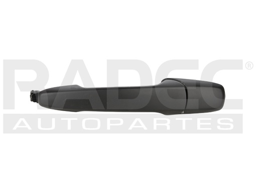[012-1242-05] MANIJA EXTERIOR FD EDGE 07-10  SIN HOYO PARA LLAVE CORRUGADA NEGRA PLASTICO HUSHAN Derecho/Izquierdo Delantera/Trasera  