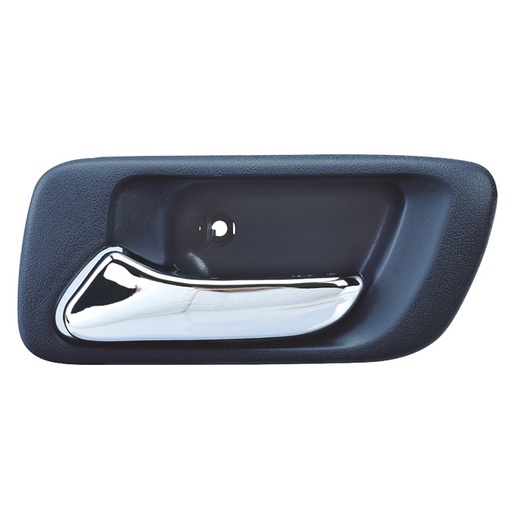 [012-1301-21] MANIJA INTERIOR HD ACCORD 4P SEDAN 98-02  AZUL OBSCURO/CROMADA PLASTICO HUSHAN Izquierdo Trasera  