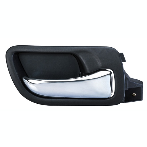 [012-1301-56] MANIJA INTERIOR HD ACCORD 4P SEDAN 03-07  NEGRA/CROMO PLASTICO HUSHAN Derecho Delantera  