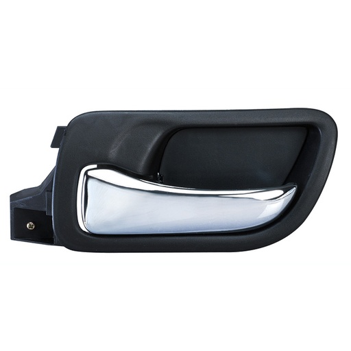 [012-1301-57] MANIJA INTERIOR HD ACCORD 4P SEDAN 03-07  NEGRA/CROMO PLASTICO HUSHAN Izquierdo Delantera  