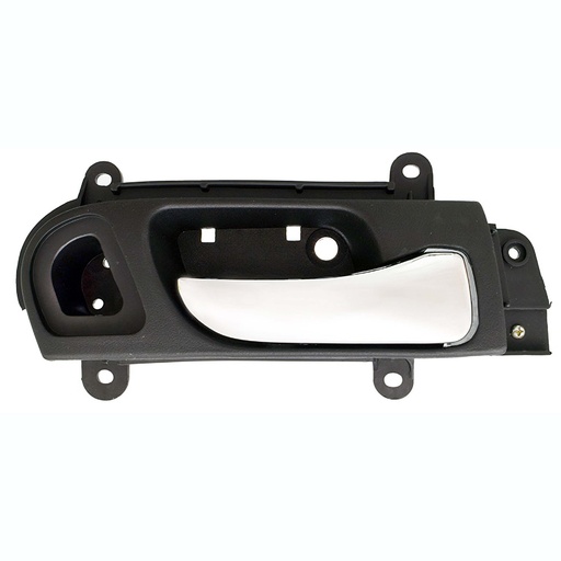 [012-1301-72] MANIJA INTERIOR HD ACCORD 2P COUPE 03-07  NEGRA/CROMO PLASTICO HUSHAN Derecho Delantera  