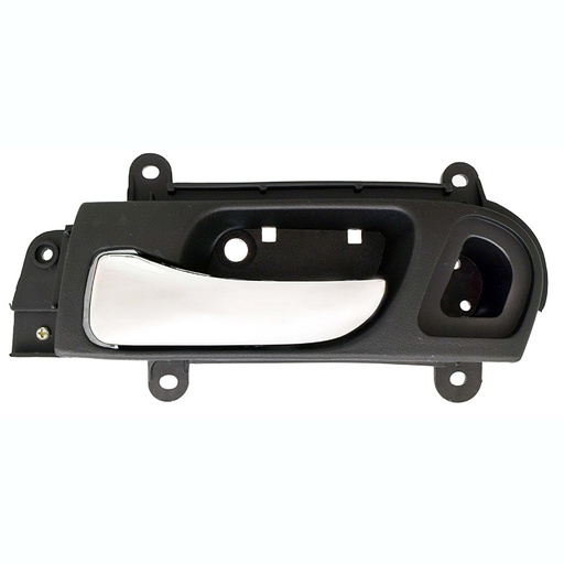 [012-1301-73] MANIJA INTERIOR HD ACCORD 2P COUPE 03-07  NEGRA/CROMO PLASTICO HUSHAN Izquierdo Delantera  