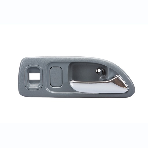 [012-1301-98] MANIJA INTERIOR HD ACCORD 4P SEDAN 94-97  CON HOYO PARA SEGURO Y CRISTAL GRIS CLARO/CROMADO PLASTICO HUSHAN Derecho Delantera  