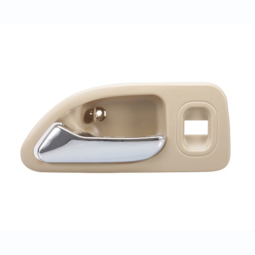 [012-1301-B5] MANIJA INTERIOR HD ACCORD 4P SEDAN 94-97  CON HOYO PARA CRISTAL BEIGE/CROMADA PLASTICO HUSHAN Izquierdo Trasera  