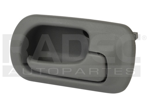[012-1302-08] MANIJA INTERIOR HD CIVIC 4P SEDAN 96-00  SIN HOYO GRIS PLASTICO HUSHAN Derecho Delantera/Trasera  