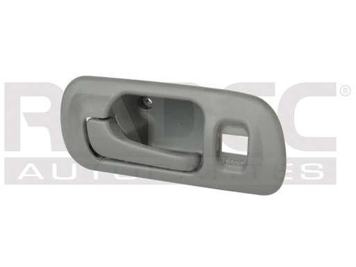 [012-1302-09] MANIJA INTERIOR HD CIVIC 4P SEDAN 96-00  CON HOYO PARA SEGURO GRIS PLASTICO HUSHAN Izquierdo Delantera  