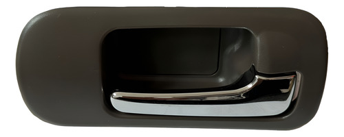 [012-1302-12] MANIJA INTERIOR HD CIVIC 4P SEDAN 01-05  SIN HOYO CAFE/CROMADO PLASTICO HUSHAN Derecho Delantera  