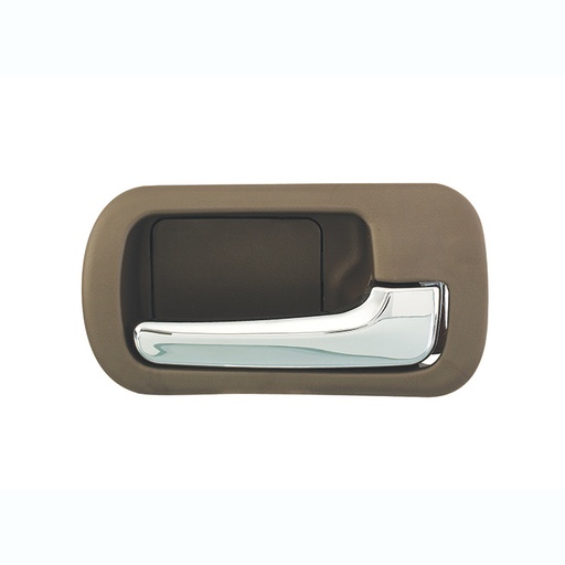 [012-1302-14] MANIJA INTERIOR HD CIVIC 4P SEDAN 01-05  CAFE/CROMADO PLASTICO HUSHAN Derecho Trasera  