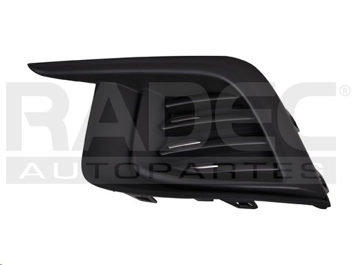 [003-0670-11] REJILLA FASCIA DELANTERA CV SONIC 17-19 S/HOYO P/FARO LS/LT L4 4 CILINDROS 1.6L 4/5 PUERTAS IZQ