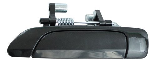 [012-1302-23] MANIJA EXTERIOR HD CIVIC 4P SEDAN 01-05  LISA PARA PINTAR NEGRA PLASTICO HUSHAN Izquierdo Trasera  