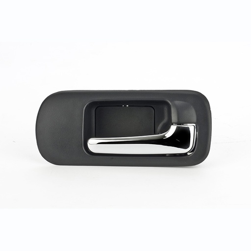 [012-1302-56] MANIJA INTERIOR HD CIVIC 4P SEDAN 01-05  SIN HOYO NEGRA/CROMO PLASTICO HUSHAN Derecho Delantera  