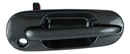 [012-1303-16] MANIJA EXTERIOR HD CR-V 97-01  LISA PARA PINTAR NEGRA PLASTICO HUSHAN Derecho Delantera  