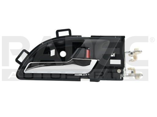 [012-1303-26] MANIJA INTERIOR HD CR-V 07-11  NEGRA/CROMO PLASTICO HUSHAN Derecho Delantera/Trasera  