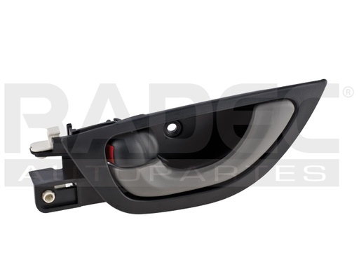 [012-1304-01] MANIJA INTERIOR HD FIT 09-14  NEGRO/GRIS PLASTICO HUSHAN Izquierdo Delantera/Trasera  