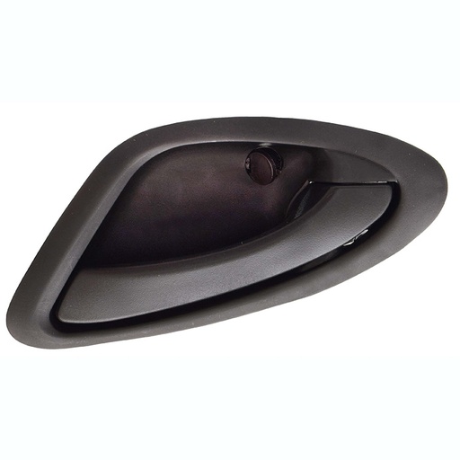 [012-1304-04] MANIJA INTERIOR HD FIT 06-08/CITY 02-08  NEGRO PLASTICO HUSHAN Derecho Delantera/Trasera  