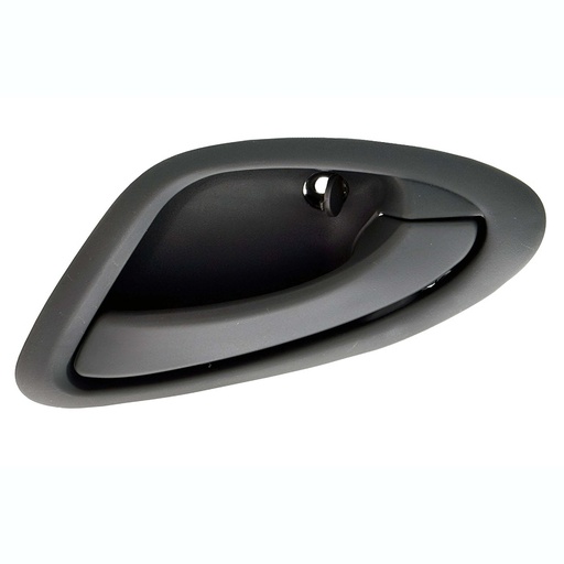 [012-1304-06] MANIJA INTERIOR HD FIT 06-08  GRIS PLASTICO HUSHAN Derecho Delantera/Trasera  