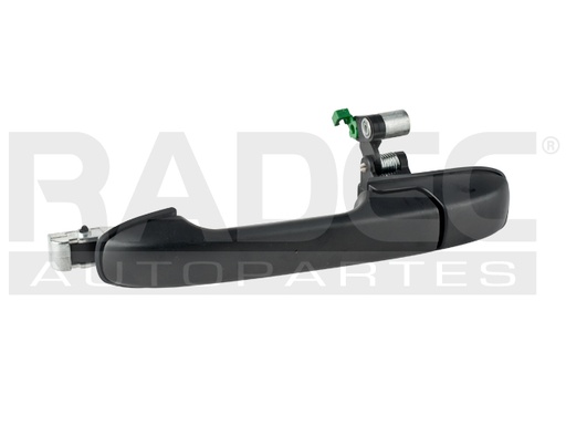 [012-1307-00] MANIJA EXTERIOR HD PILOT 06-08  SIN HOYO PARA LLAVE LISA PARA PINTAR NEGRA PLASTICO HUSHAN Derecho Delantera  