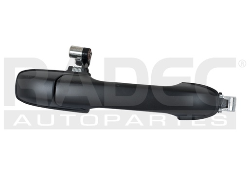 [012-1307-02] MANIJA EXTERIOR HD PILOT 06-08  LISA PARA PINTAR NEGRA PLASTICO HUSHAN Derecho Trasera  